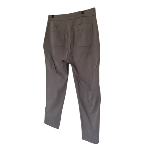 Eileen Fisher Organic Cotton Pant Size 12 Super Soft And Lightweight khaki grey - Picture 3 of 11